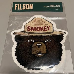 Filson Smokey Bear Chainstitch Patch ~ USFS ~ Limited Edition ~ USA ~ RARE